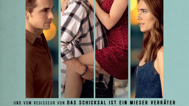 Das Filmplakat für „All das Ungesagte zwischen uns“ zeigt die Hauptdarsteller Allison Williams und Dave Franco.