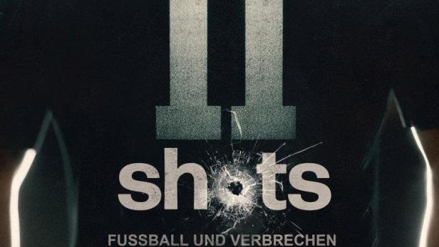Das Filmplakat für „11 Shots: Fußball und Verbrechen“ zeigt die Rückseite eines Fußballtrikots.