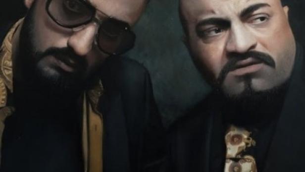 Das Cover des Albums „Coup: Der Holland Job“ von Haftbefehl und Xatar zeigt die beiden Rapper.