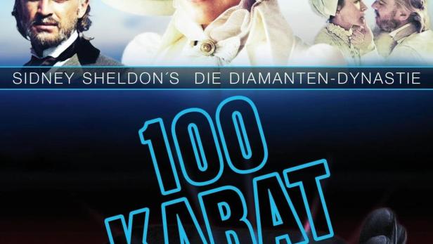 Das Cover der DVD „Sidney Sheldon's Die Diamanten-Dynastie: 100 Karat“.