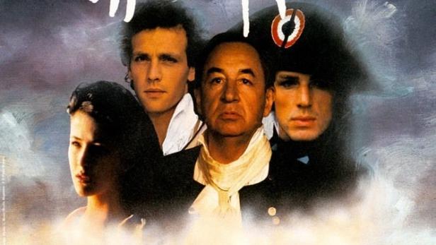 Das Filmplakat für „Chouans!“ mit Philippe Noiret, Sophie Marceau und Lambert Wilson.