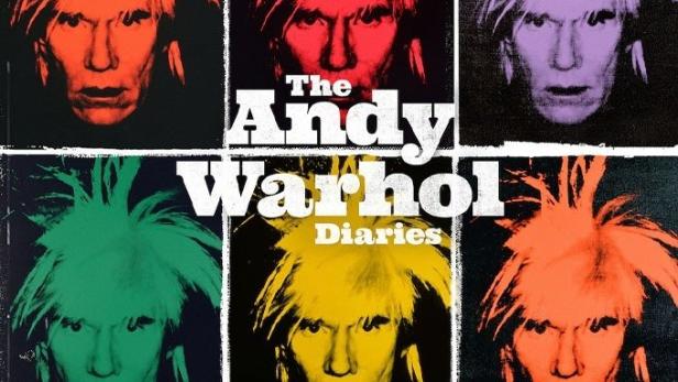 Das Cover von „The Andy Warhol Diaries“ zeigt ein Porträt Warhols in verschiedenen Farben.