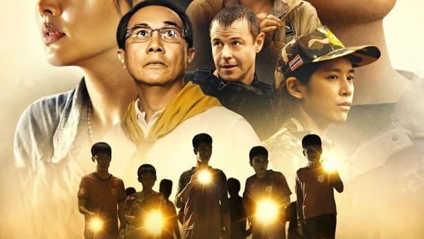 Das Filmplakat zur Miniserie „Thai Cave Rescue“ zeigt die thailändische Höhlenrettung.