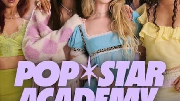 Das Cover für „Pop Star Academy“ mit der Band Katseye.