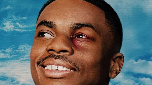 Das Poster für „The Vince Staples Show“ zeigt Vince Staples mit einem Veilchen unter dem Auge.