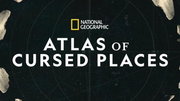 Das Cover des „Atlas of Cursed Places“ von National Geographic zeigt Knochen, die an einem rituellen Ort gefunden wurden.