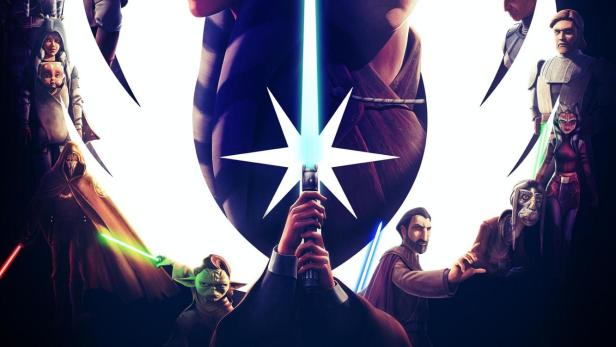 Das Poster für „Star Wars: Geschichten der Jedi“ zeigt verschiedene Jedi-Charaktere.