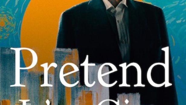 Das Poster für „Pretend It's a City“ zeigt Fran Lebowitz vor einem stilisierten Stadtbild.