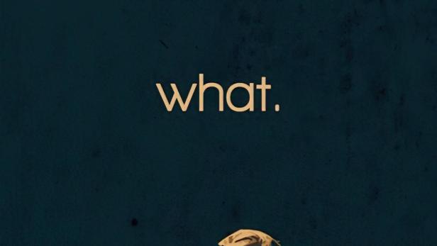 Das Cover von Bo Burnhams Show „what.“ zeigt eine stilisierte Silhouette des Künstlers.