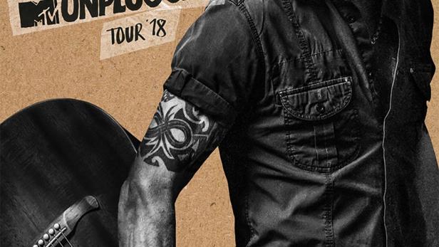 Ein Konzertplakat für Peter Maffays „MTV Unplugged Tour '18“.