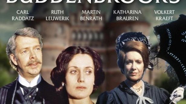 Das DVD-Cover von „Die Buddenbrooks“ mit Carl Raddatz, Ruth Leuwerik, Martin Benrath, Katharina Brauren und Volkert Kraeft.