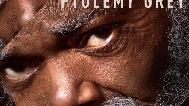 Nahaufnahme des Gesichts von Samuel L. Jackson für „Die letzten Tage des Ptolemy Grey“.