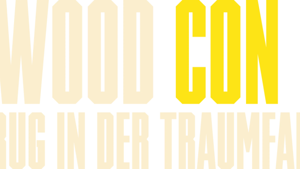 Das Logo der Dokumentation „Hollywood Con Queen: Betrug in der Traumfabrik“.