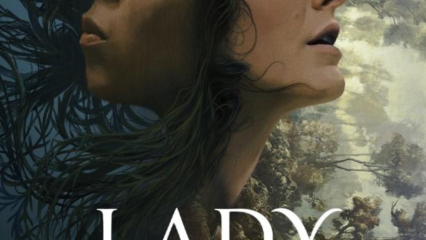 Das Filmplakat für „Lady in the Lake“ zeigt die Gesichter zweier Frauen vor einer verschwommenen Seenlandschaft.