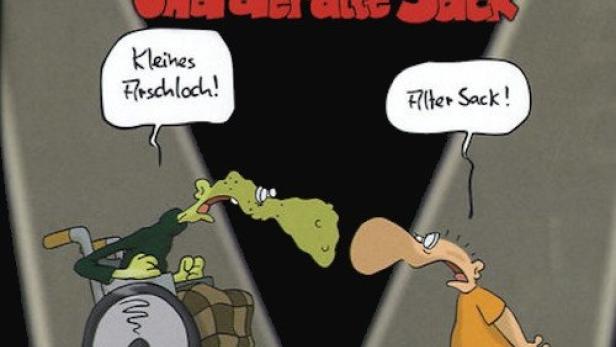 Das Cover des Buches „Das kleine Arschloch und der alte Sack“ von Walter Moers.