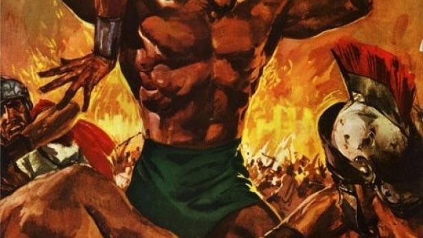 Das Filmplakat für „Die Eroberung von Mykene“ mit Gordon Scott.