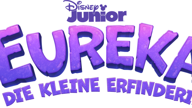 Das Logo der Disney Junior Serie „Eureka! Die kleine Erfinderin“.