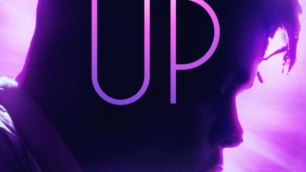 Das Poster für „Growing Up“ von Disney zeigt das Profil eines jungen Mannes in violettem Licht.