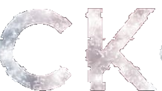 Das Wort „Blackout“ mit einem Power-Symbol als „O“, dargestellt in eisiger Optik.