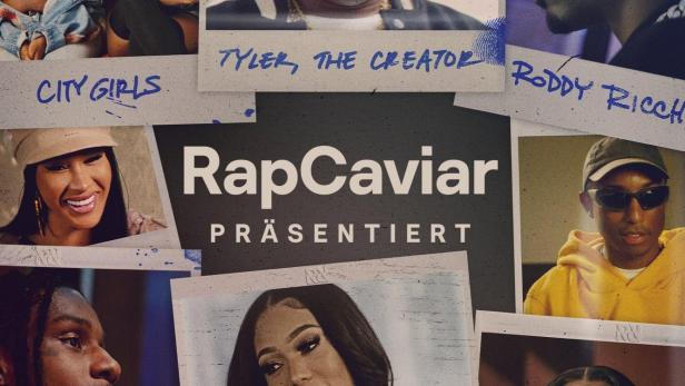 Das Cover von „RapCaviar“ zeigt Fotos von City Girls, Tyler the Creator, Roddy Ricch, Polo G, Coi Leray, Megan Thee Stallion und anderen.