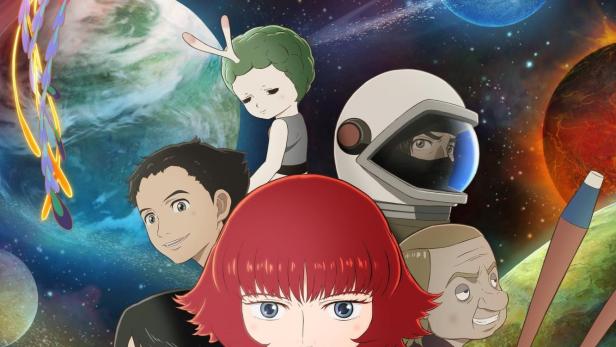 Das Poster für „Phoenix: Eden17“ zeigt eine Gruppe von Charakteren vor einer kosmischen Landschaft.