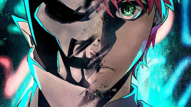 Ein Anime-Poster mit dem Titel „Sentai Daishikkaku“ und einem Charakterporträt.