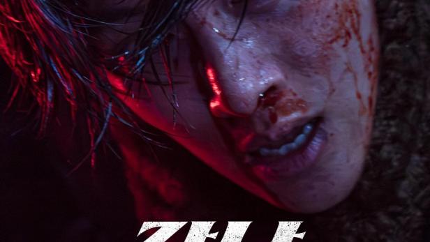 Ein blutverschmierter Mann, möglicherweise nach einer Schlägerei, im Film „Gangnam High Roller“.