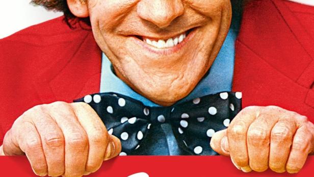 Cover des Films „Nonstop Nonsens“ mit Otto Waalkes im roten Jackett und Hut.