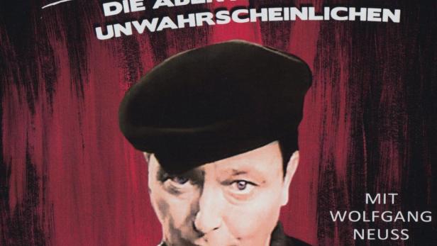 Das Cover der 3-teiligen Krimiserie „Macky Pancake“ mit Wolfgang Neuss.