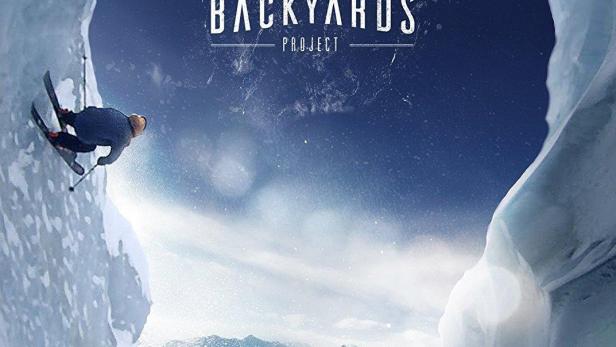 Das Filmplakat für „Extreme Freeriding Backyards Project“ mit Sam Favret.