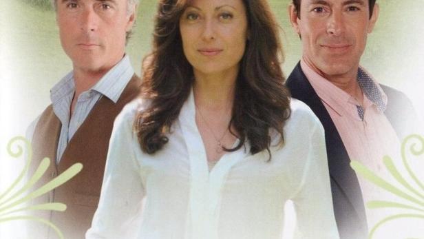 Das Cover von Rosamunde Pilchers „Mein unbekanntes Herz“ mit den Schauspielern und einem Herrenhaus im Hintergrund.