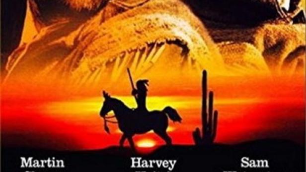 Das Filmplakat für „Adler Flügel“ mit Martin Sheen, Harvey Keitel und Sam Waterston.