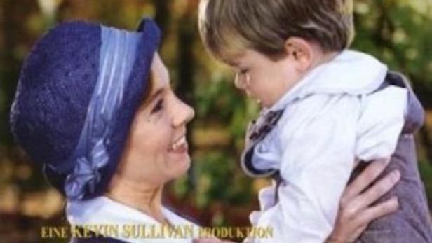 Das DVD-Cover von „Anne auf Green Gables III – Das Leben geht weiter“ zeigt Anne mit einem kleinen Jungen.