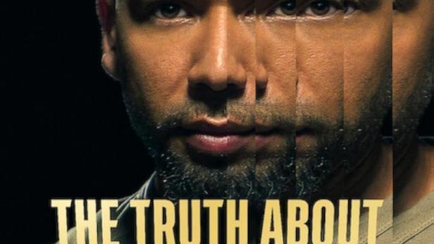 Das Filmplakat für „The Truth About Jussie Smollett?“ auf Netflix zeigt Jussie Smollett.