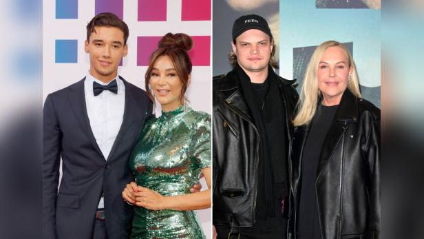 Verona und Diego Pooth sowie Natascha und Wilson Gonzalez Ochsenknecht.