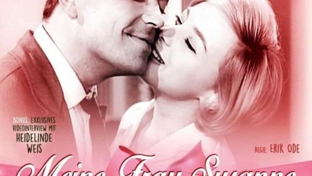 Das Cover der Serie „Meine Frau Susanne“ zeigt Heidelinde Weis und Claus Biederstaedt kurz vor einem Kuss.