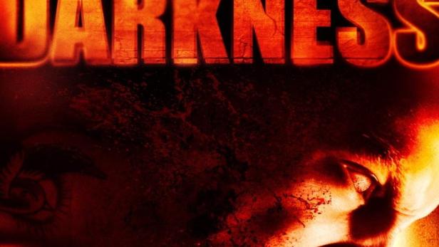 Das Filmplakat für „Days of Darkness“ zeigt ein Gesicht mit Blut und den Titel in großen Buchstaben.