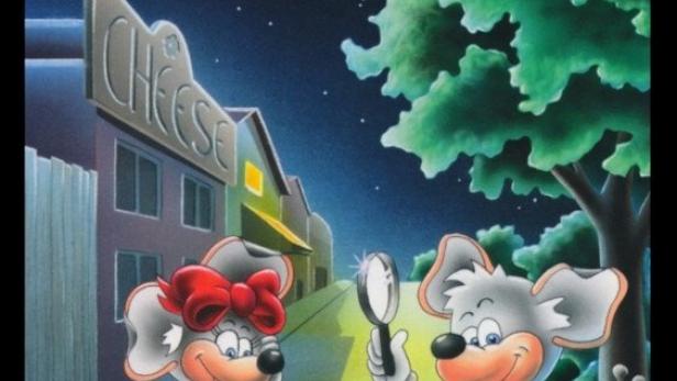 Das Cover des Films „Ein Fall für die Mäusepolizei“ zeigt zwei Mäuse vor einem Stück Käse.
