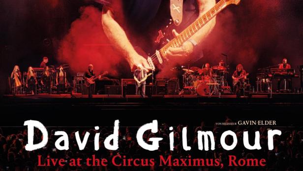 David Gilmour spielt live im Circus Maximus in Rom.