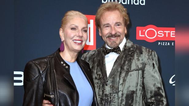 Thomas Gottschalk neben seiner zweiten Frau Karina Mroß bei einem Presse-Event.