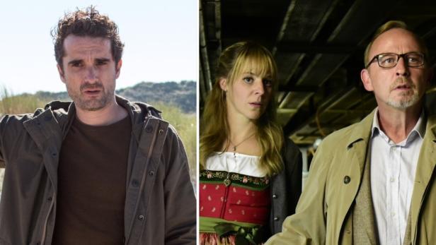 Zwei Szenen aus den Krimiserien „Nord Nord Mord“ und „München Mord“.