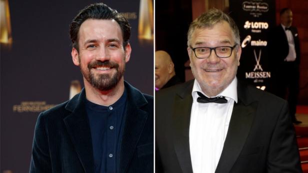 Die Moderatoren Jan Köppen und Elton.