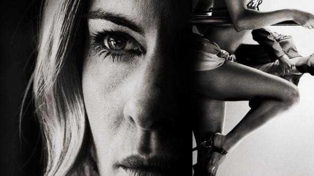 Das Filmplakat für „Studio Sex“ zeigt Malin Crépin und eine Frau an einer Ballettstange.