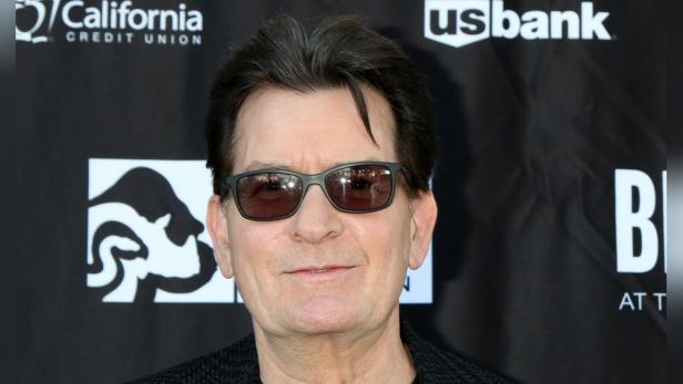 Charlie Sheen bei einem Pressetermin.