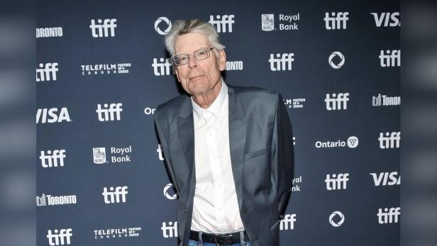 Starautor Stephen King bei einem Pressetermin.