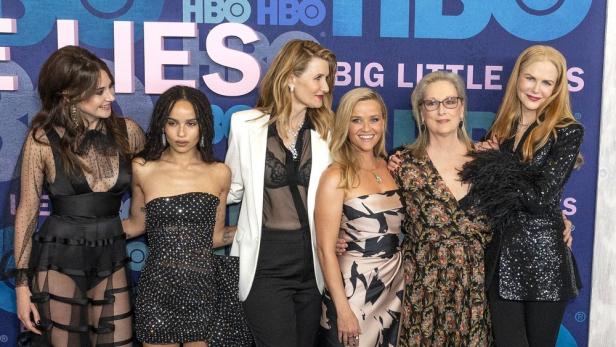 Die sechs weiblichen Stars von „Big Little Lies“ bei Fototermin.