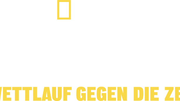 Das National Geographic-Logo und der Titel „Tsunami: Wettlauf gegen die Zeit“.