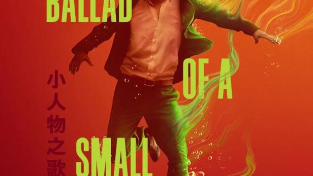 Das Filmplakat für „Ballad of a Small Player“ mit Colin Farrell in der Hauptrolle.