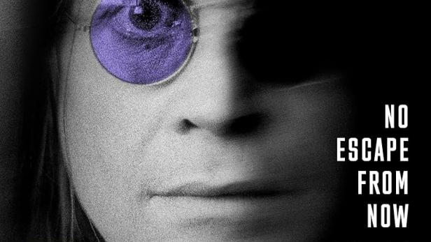 Das Filmplakat für „Ozzy Osbourne: No Escape From Now“ zeigt ein Porträt des Sängers.