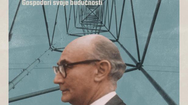 Unternehmer Emerik Blum auf Plakat zum Film über ihn.